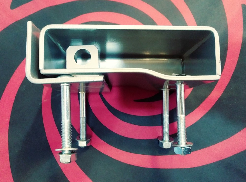 Weld-on or Bolt-on Lock Box and High Security Lock Combo for Containers