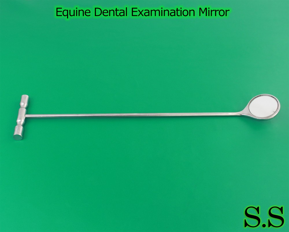 Equine Dental Examination Mirror Veterinary Instruments