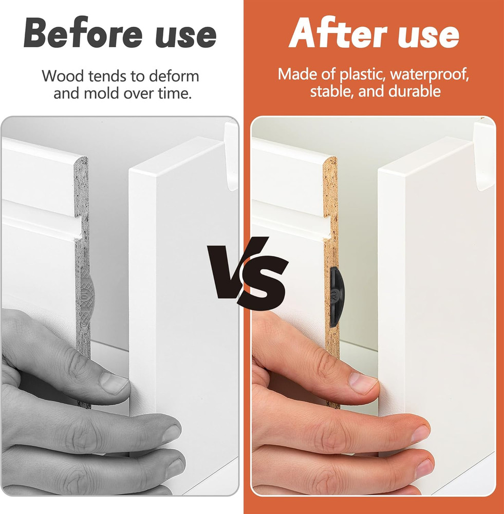 60 Pcs Self-Clamping Plastic Joining Biscuits for Woodworking Projects