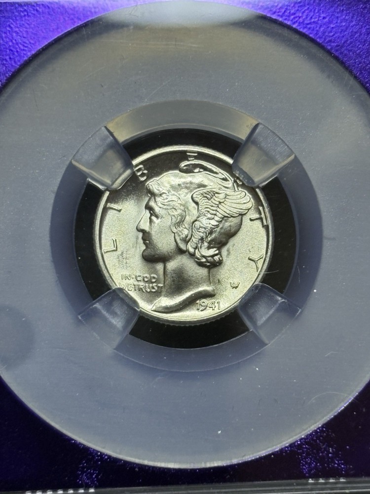 1941-D Mercury Dime MS-68 NGC (FB)