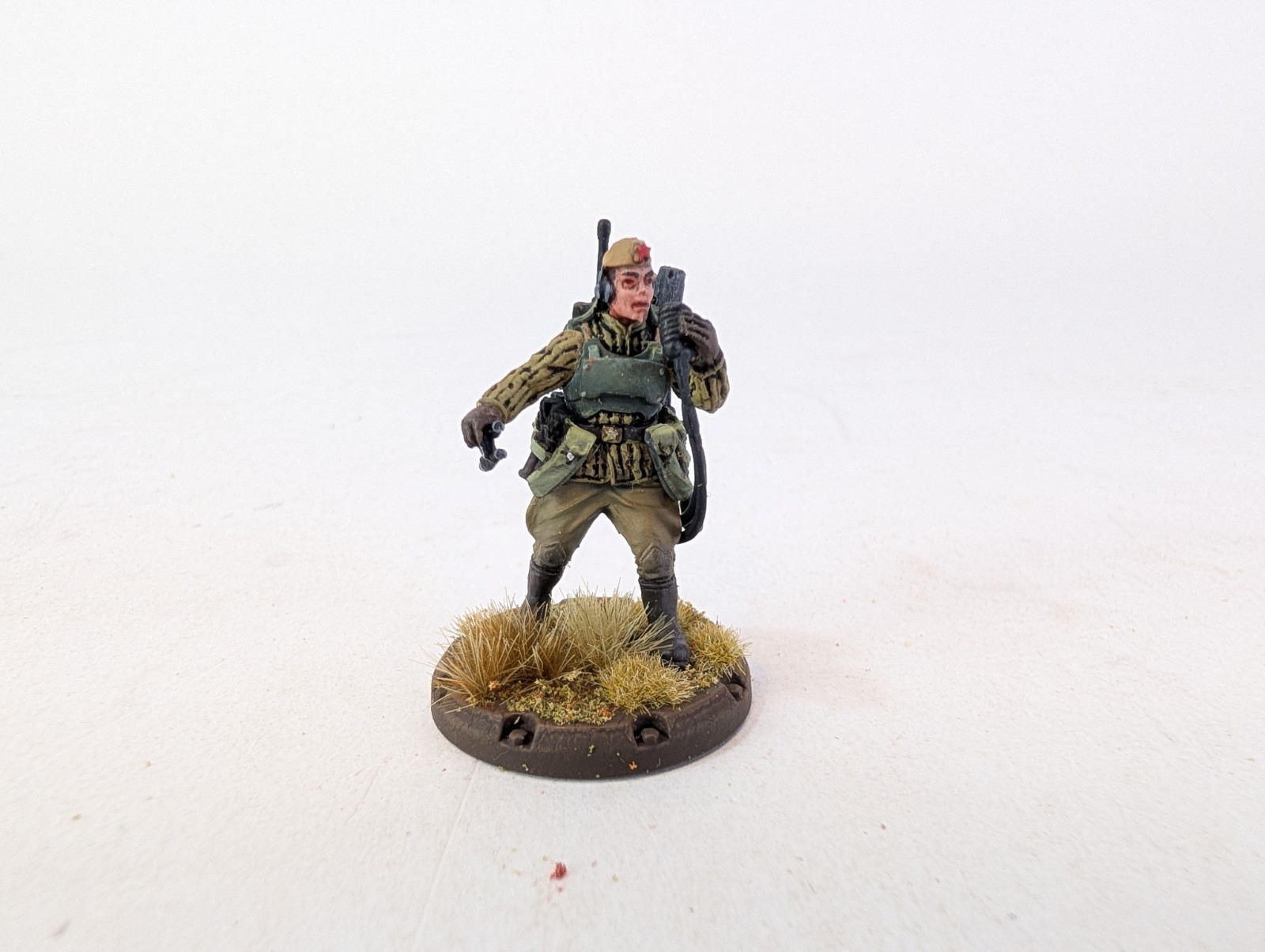 Dust Tactics Red Guards Command Squad Miniatures PRO PAINTED