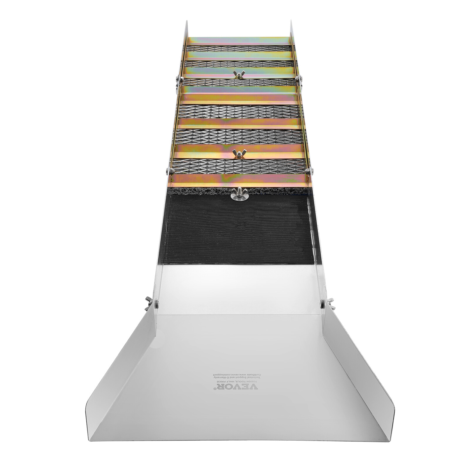 VEVOR Gold Panning Kit with 50" Aluminum Sluice Box, 23 PCS