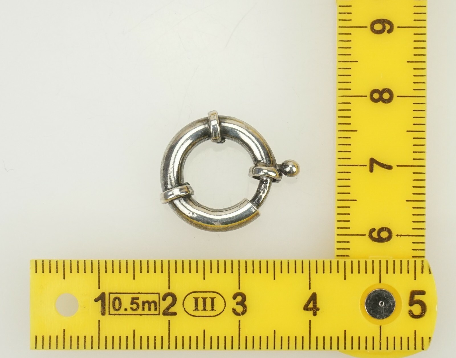 925 Silver Clasp Chain Pocket Watch Dog Sterling Clip Fusee Albert Fob spring