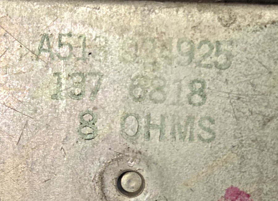 Ceramic Speaker 12" CTS Vintage USA Rib Cone 8 Ohm 20 / 25 Watt Tube Amp hi fi