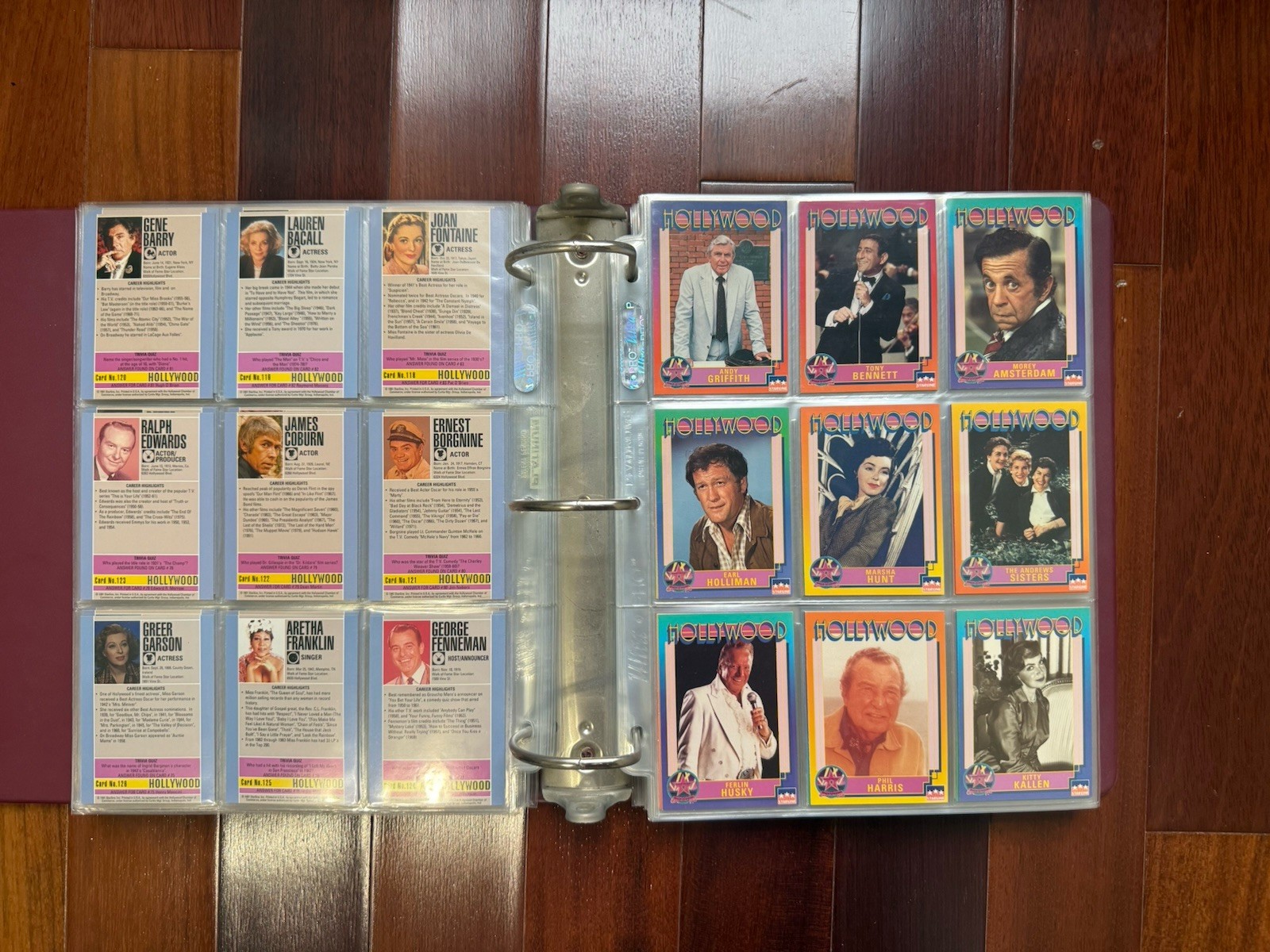 1991 Hollywood Starline 200+ Cards & Binder