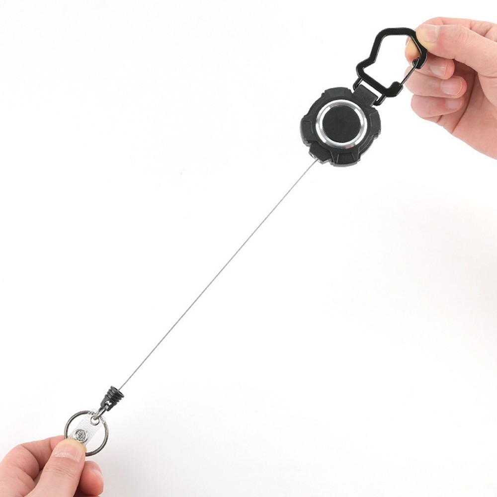Functional Badge Reel and Keyholder with Secure Card Holding Functionality