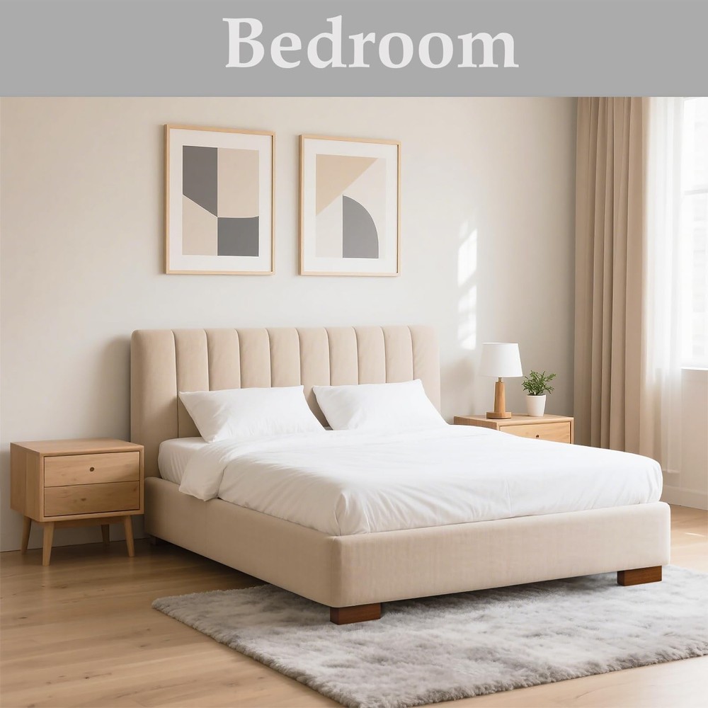 Wood Bed Risers (Brown, 2 inch)