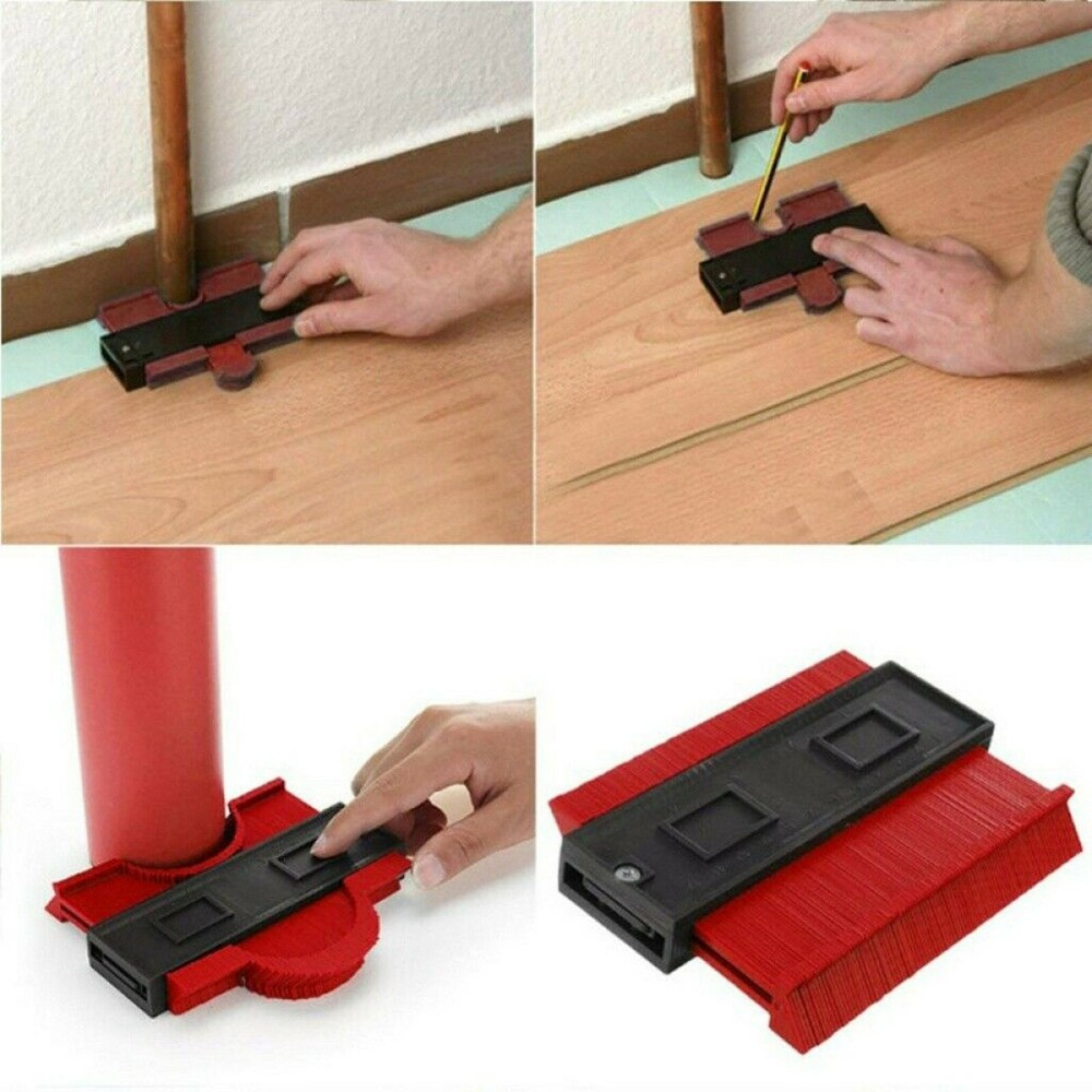 Saker Shape Profile Contour Gauge Plastic Woodworking Tool Duplicator Irregular