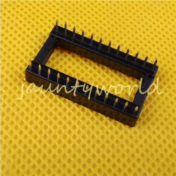 5PC 24pin Pitch 2.54mm DIP IC Adaptor Solder Broad Type Socket