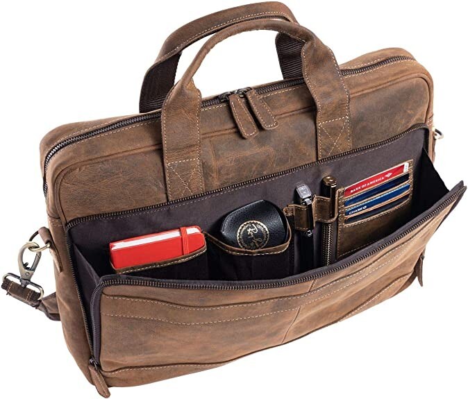 Leather briefcases Laptop Messenger Bags for Men and Women Best Office Bag