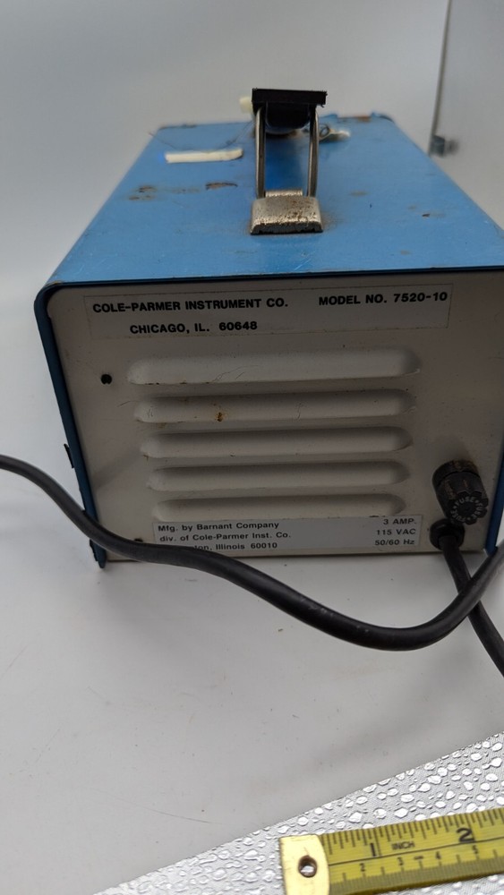 Cole Parmer 7520-10 Masterflex variable speed pump Untested