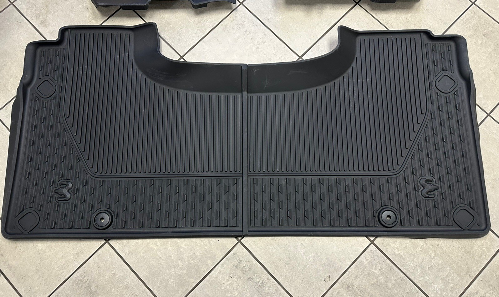 2025 Ram 1500 DT Genuine Mopar All-Weather Floor Mats Crew Cab 82216607AA