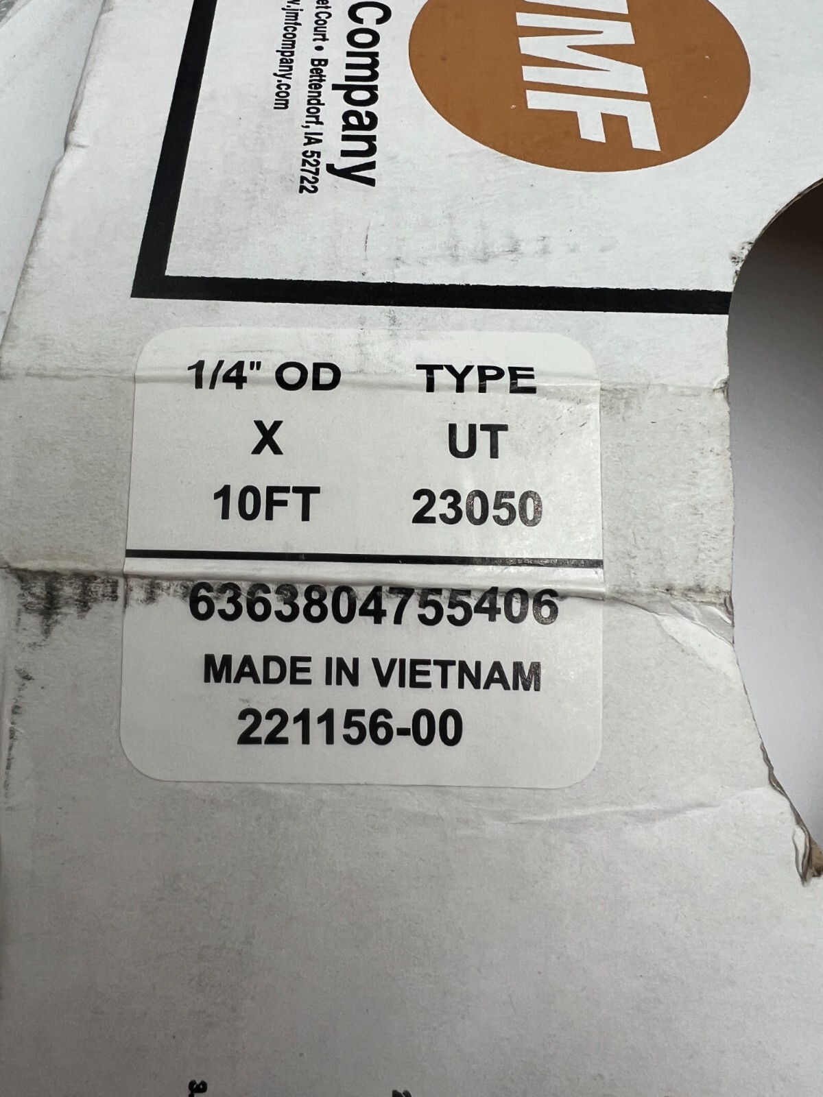 (QTY 2) JMF Company Copper Pipe Soft Copper Tube Refrigeration 1/4" Heavy Duty