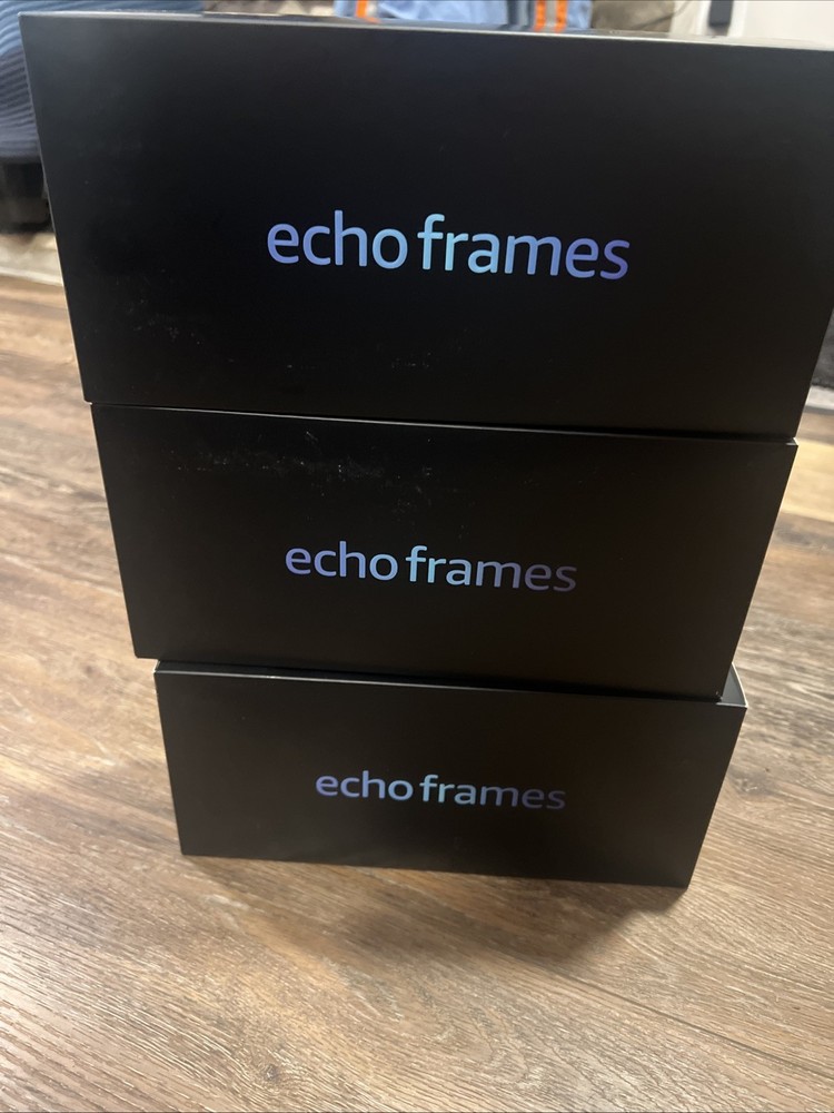 Amazon Echo Frames 3rd Gen ZE8TAH Smart Audio Glasses Rectangle Classic Blk