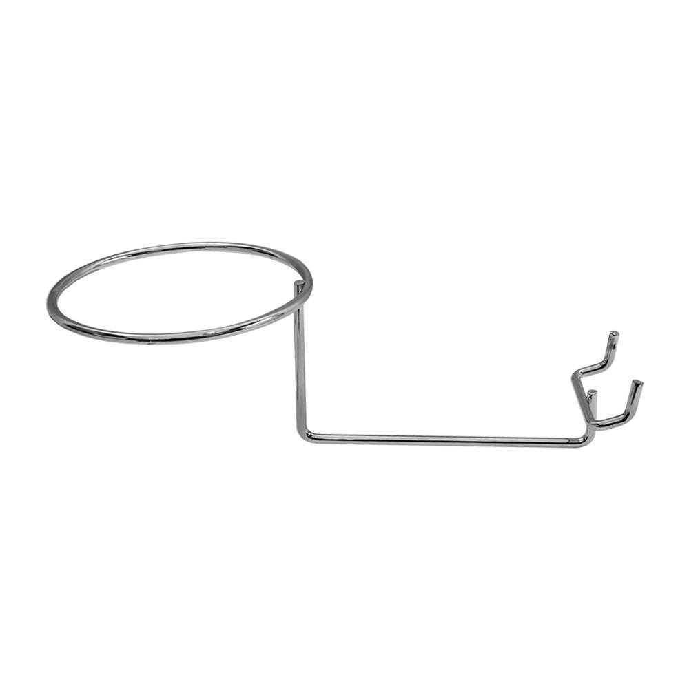 4 Pc Chrome Pegboard Single Hat Display – Baseball Cap Holder Hooks Retail Store