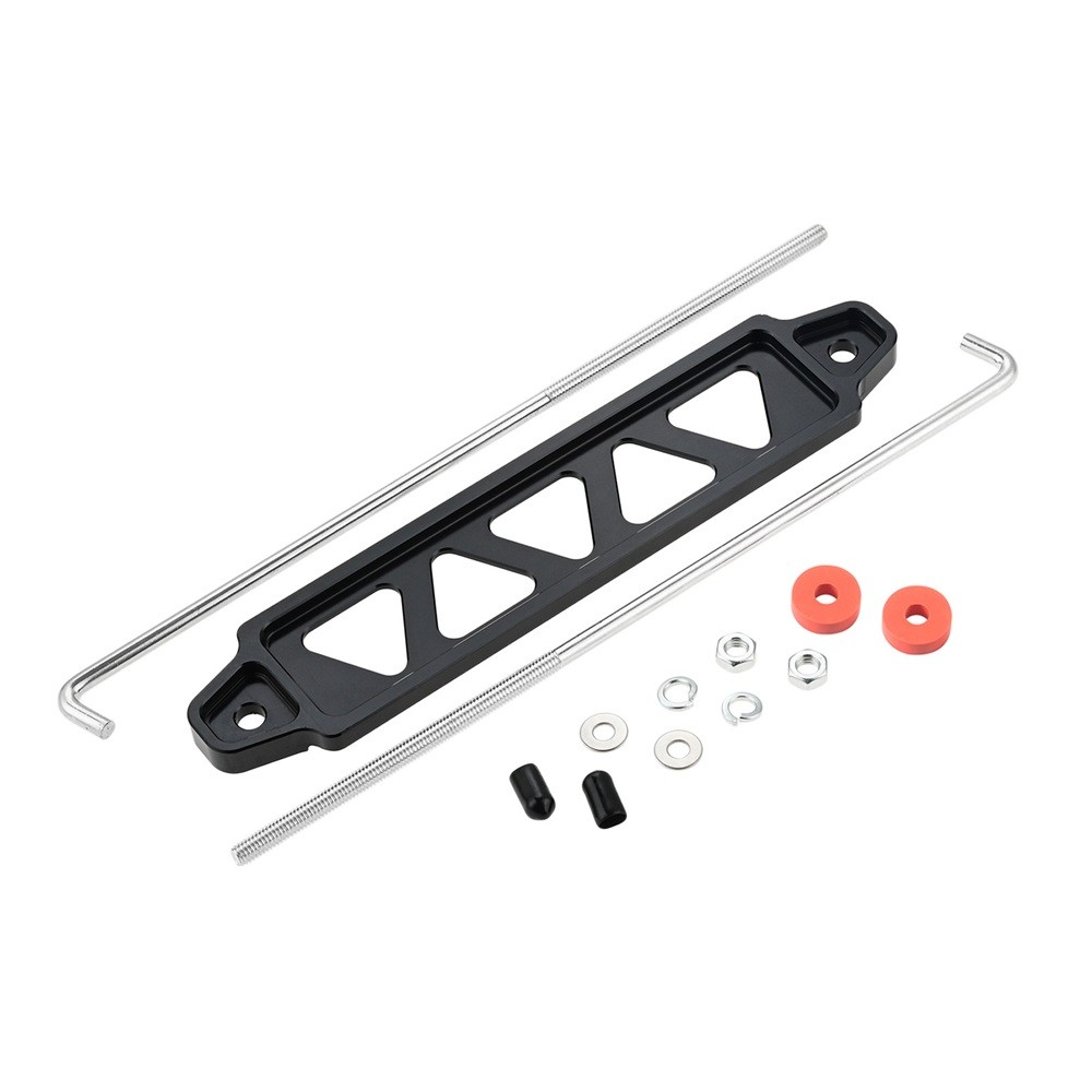 Battery Hold Down Bracket Black Tie Down Mount Bracket Universal Battery Tray