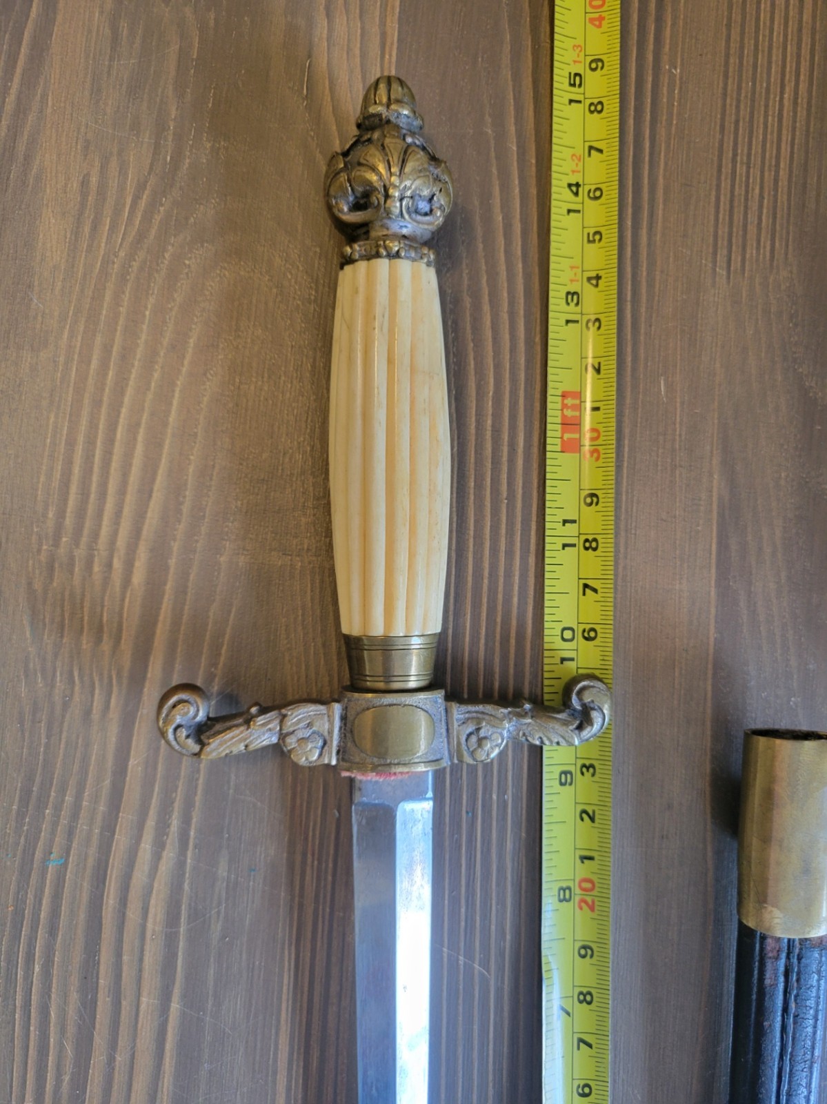 NICE! Pre-Civil War Mid Shipmans Dagger w/Original Sheath