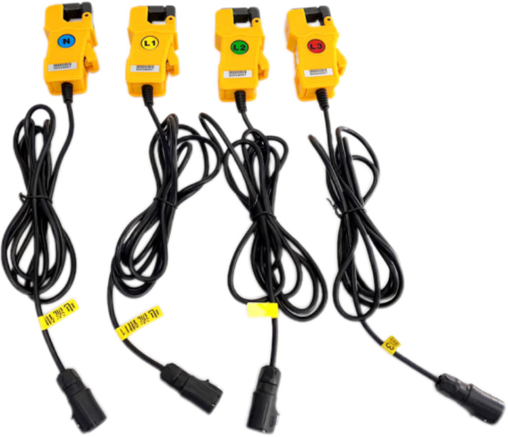 Power Quality Analyzer Touch Screen Save as Screenshot with 10A Current Clamp