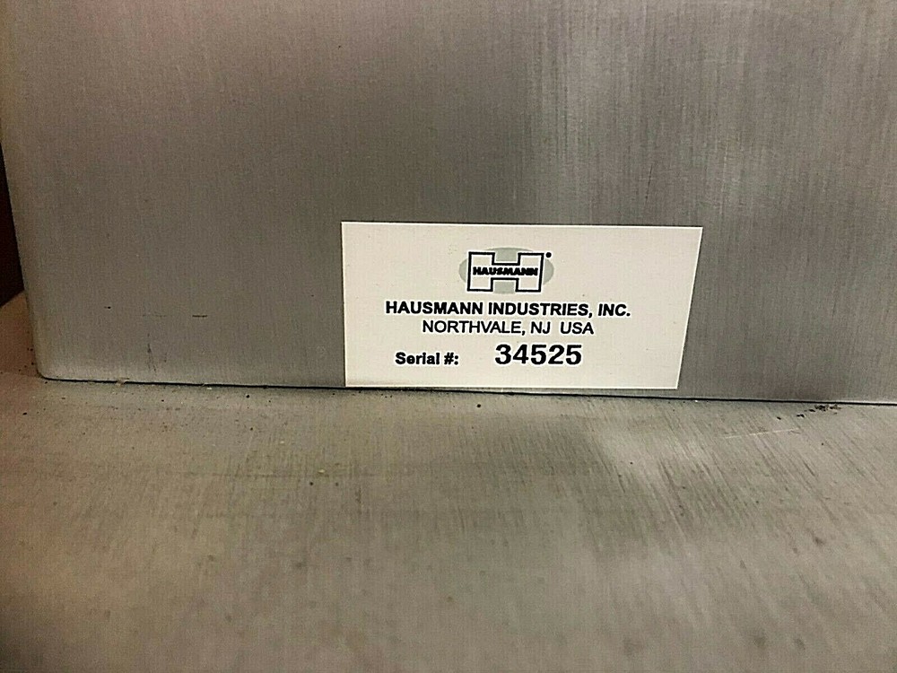 Huasmann electronic elevating table 4375 work surface adjustable 27” to 43” high