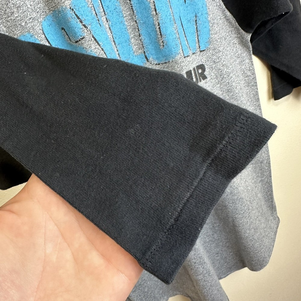 Vintage Original KISS Asylum Raglan Band Shirt Medium 85 - 86 Baseball Style