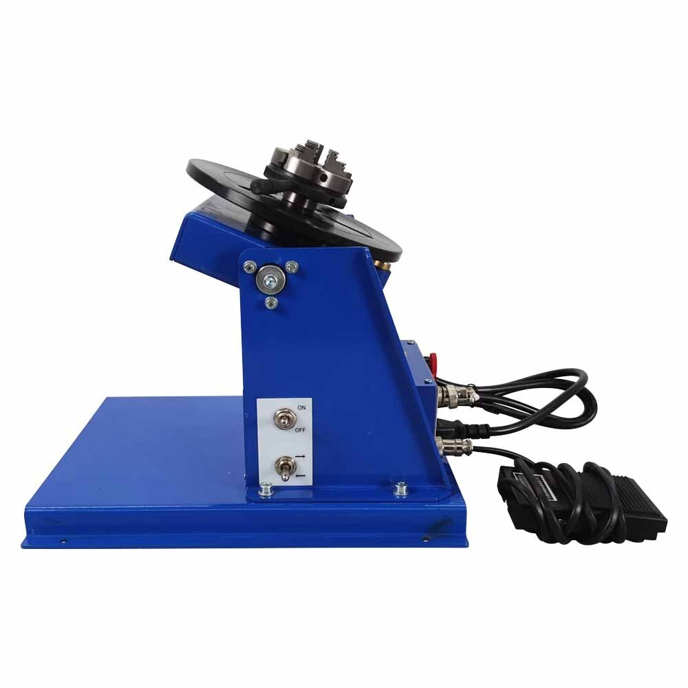 110V 65mm Chuck Welding Positioner Rotatable Stepless Speed Regulating Positione