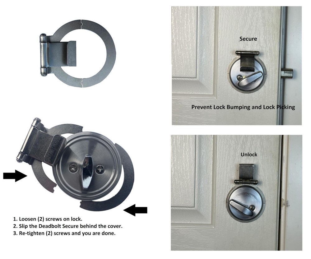 Arc Link Products Dead Bolt Secure, Brass