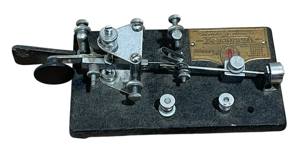 Vibroplex Champion Bug Morse Code Telegraph Key SN 148456 Ham Radio 1939-40s