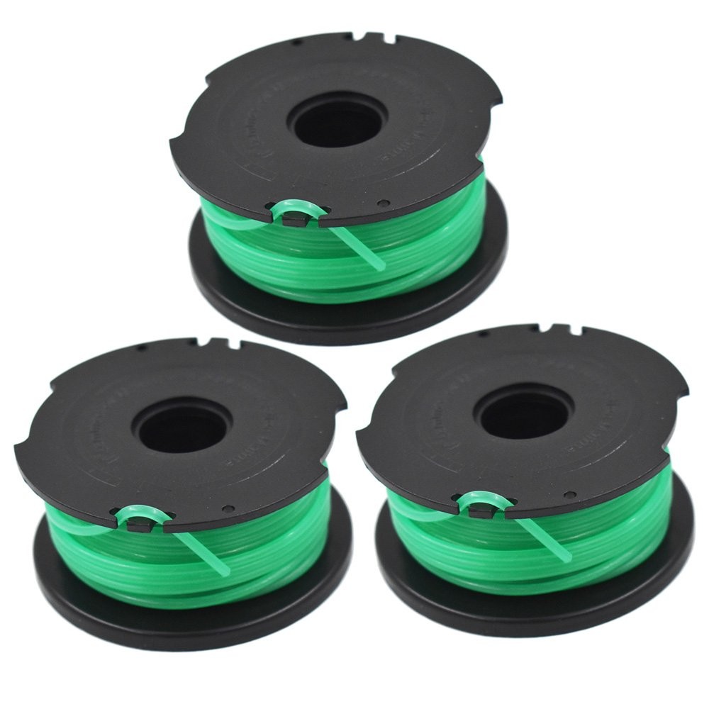 For Black & Decker GH3000 3 x Auto Feed String Trimmer Spool Line SF-080 Replace