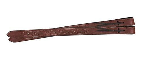 Showman Stitched Leather Flank Billet Straps