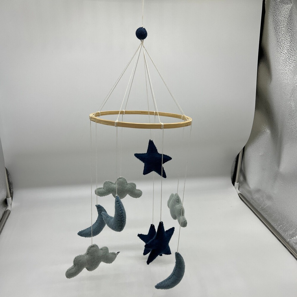 Gamcha Mobile, Cloud/Moon/Stars, Blue