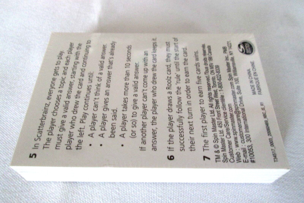 Quelf Board Game Yellow Stuntz Replacement Cards 1/pack 49/pcs (Sealed)