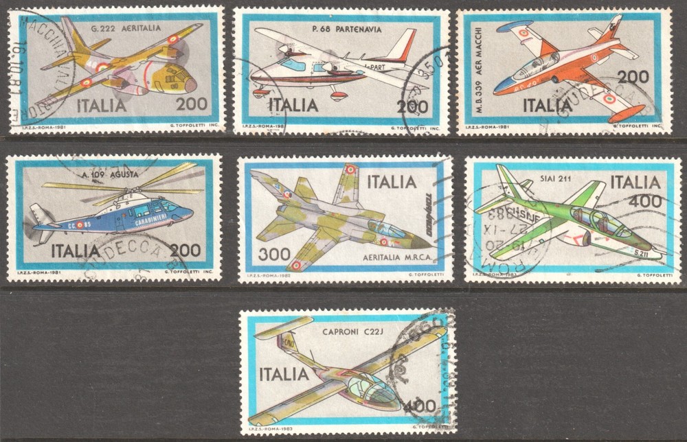 ITALY 1981 - 82 PLANES