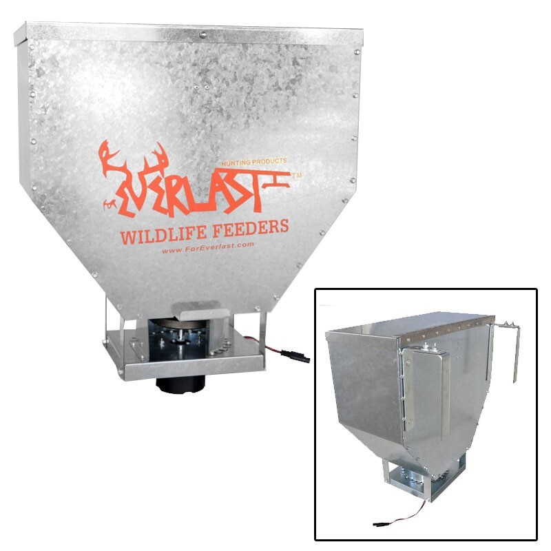 ForEverlast 50lb Galvanized Tailgate Corn Feeder