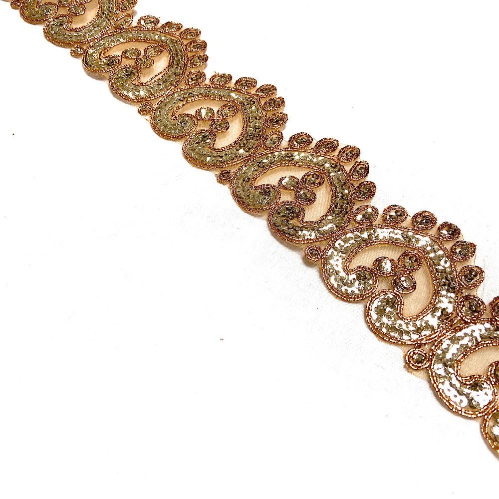 Sequin Gold Trim