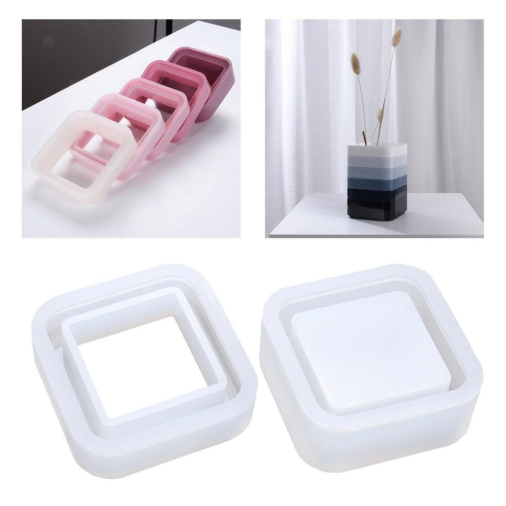 Resin Casting  Handmade  Stackable Flower  Moulding