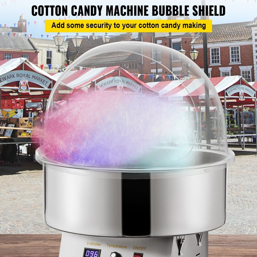 20.5in Anti-Static Bubble Shield for Candy Maker Machine Use