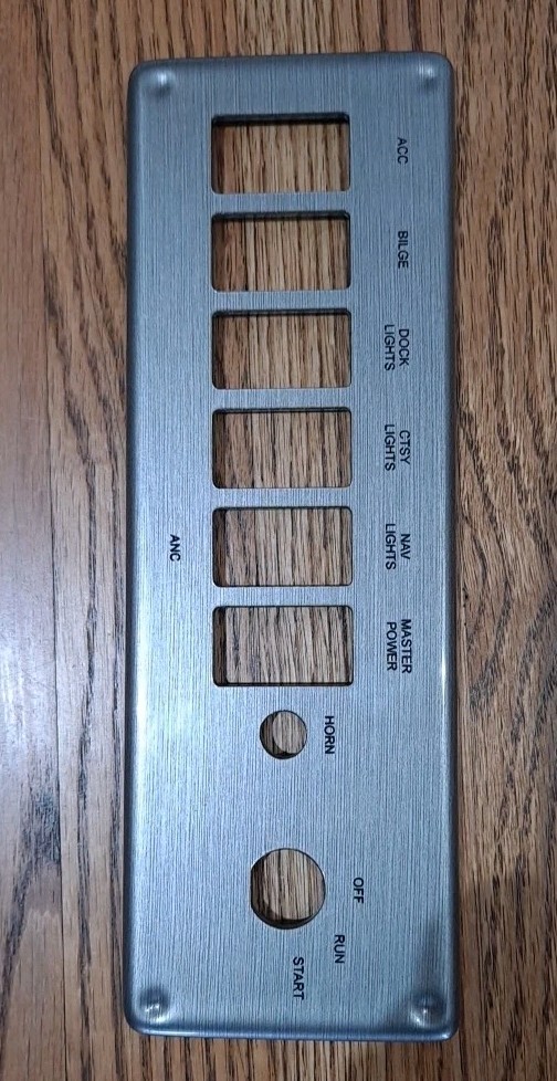 Boat Blank Switch Panel