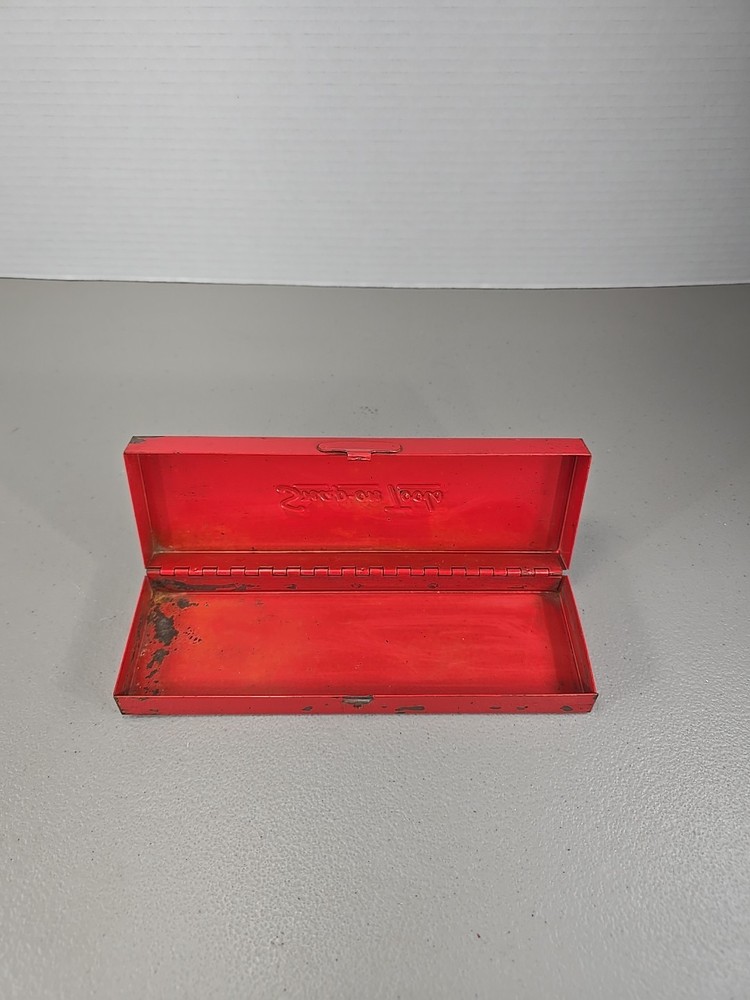 Vintage SNAP-ON KRA-229 1/4" Socket Tool Metal Box Empty No Tools