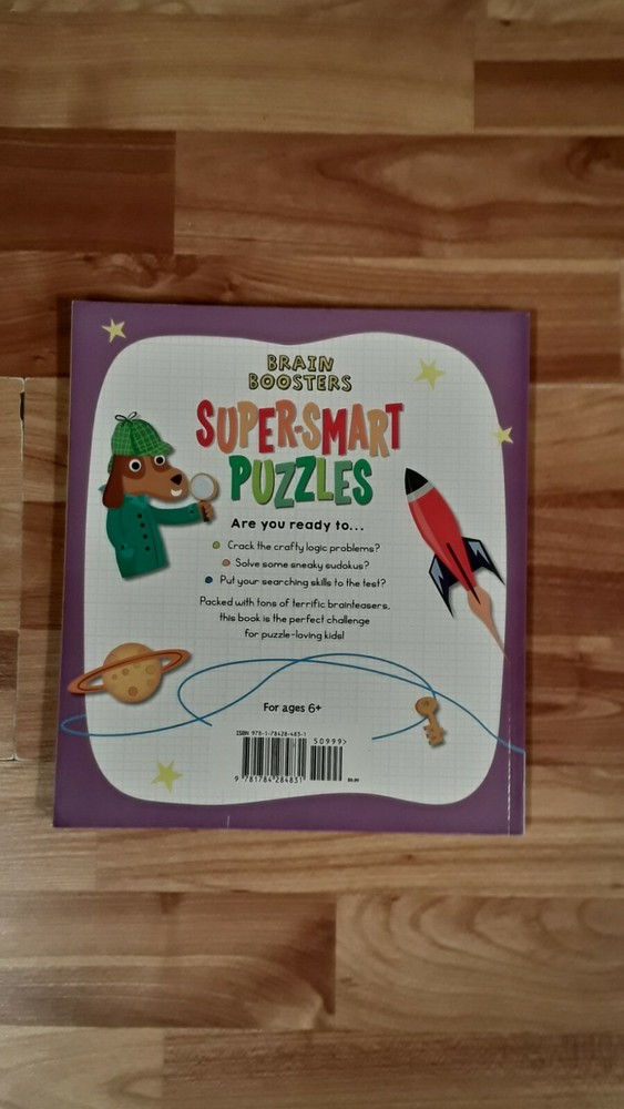 Brain boosters super-smart puzzle book--logic puzzles--ages 6+