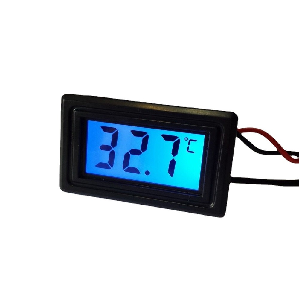 Thermometer Celsius Degree LED Display Digital Temperature Meter Gauge C/F PC