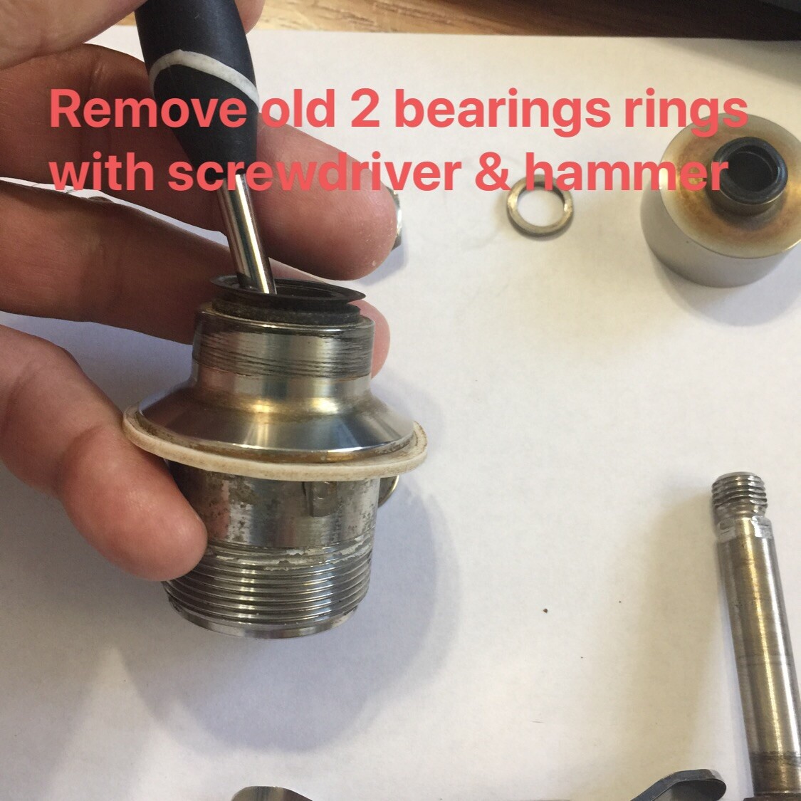 2 pieces Waring bearing 018386+V-seals REBUILD KIT for cb6 cb10 cb15 blender