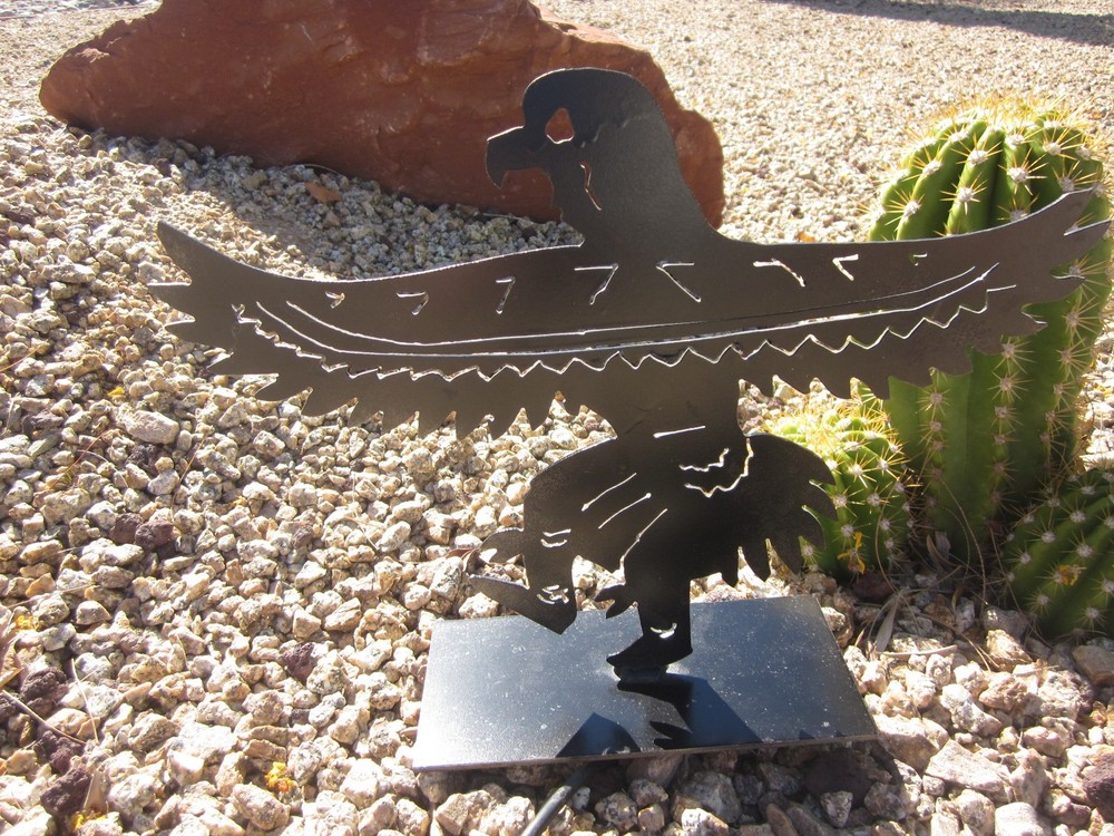 VINTAGE "DANCING EAGLE"~"EAGLE DANCER"~IRONWORK~EXQUISITE & UNIQUE~EXCELLENT!!