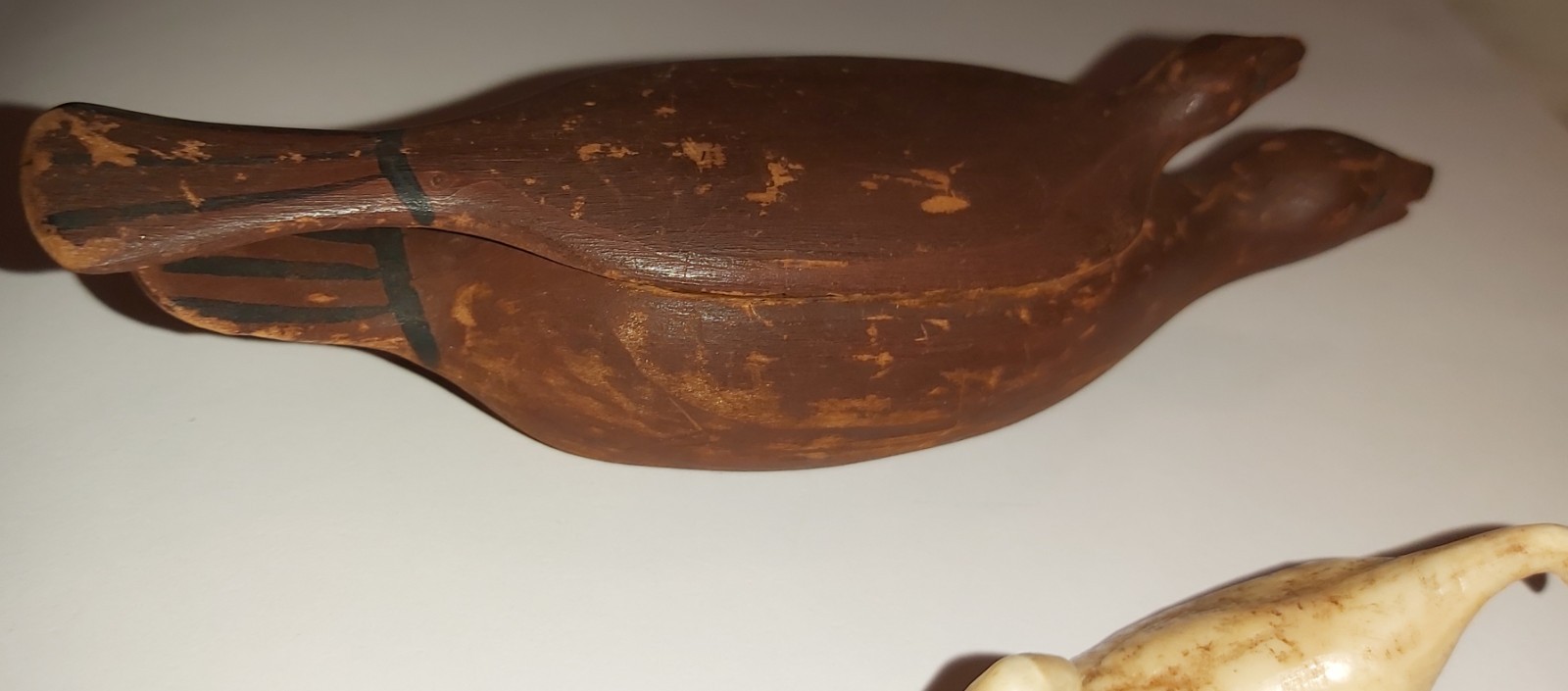 Alaska, Native Inuit, Box / Game Birds / Spear Points. 19th century.