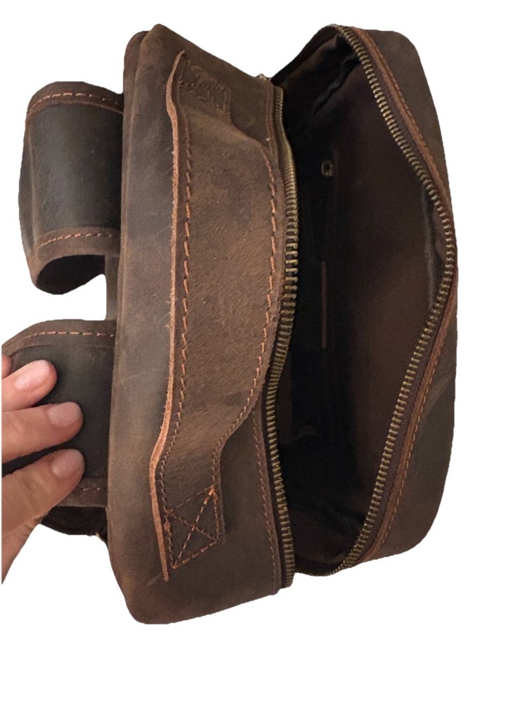 Genuine Leather Laptop Backpack