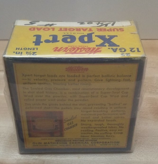 1950's Western Xpert Super Target Load Shells 12 ga. (empty box)
