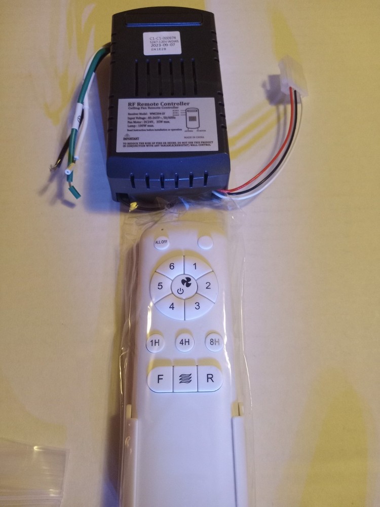 Sofucor ceiling fan receiver & remote.