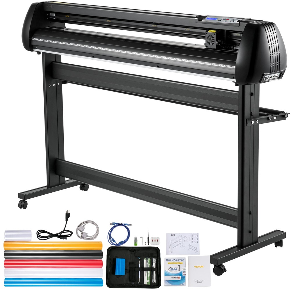 Vinyl Cutter Machine Cutting Plotter 53in SignMaster Decal Maker Bundle