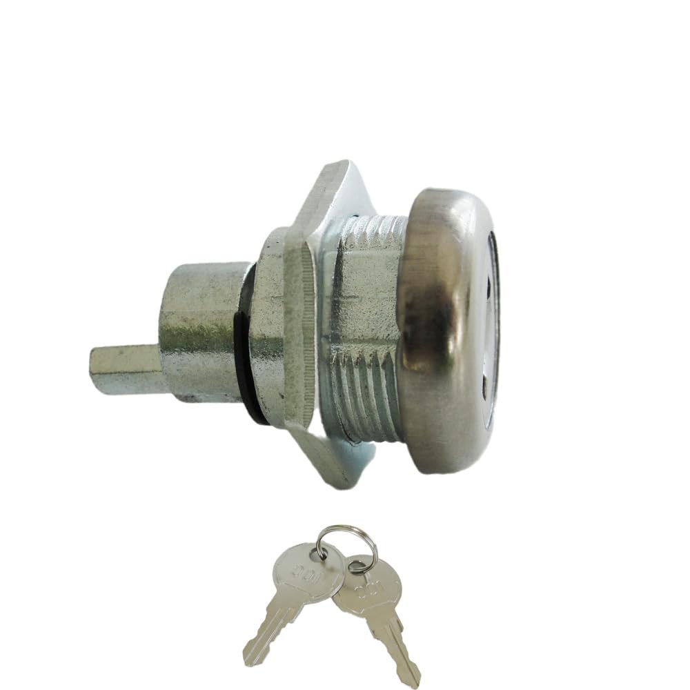 2 Pack Tool Box Locks with Keys - Replacement for Flush Mounted T Handle...