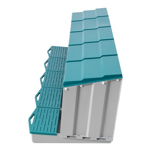 Chicken Laying Box Modern 5-Compartment Chicken Nesting Box with Egg Collection