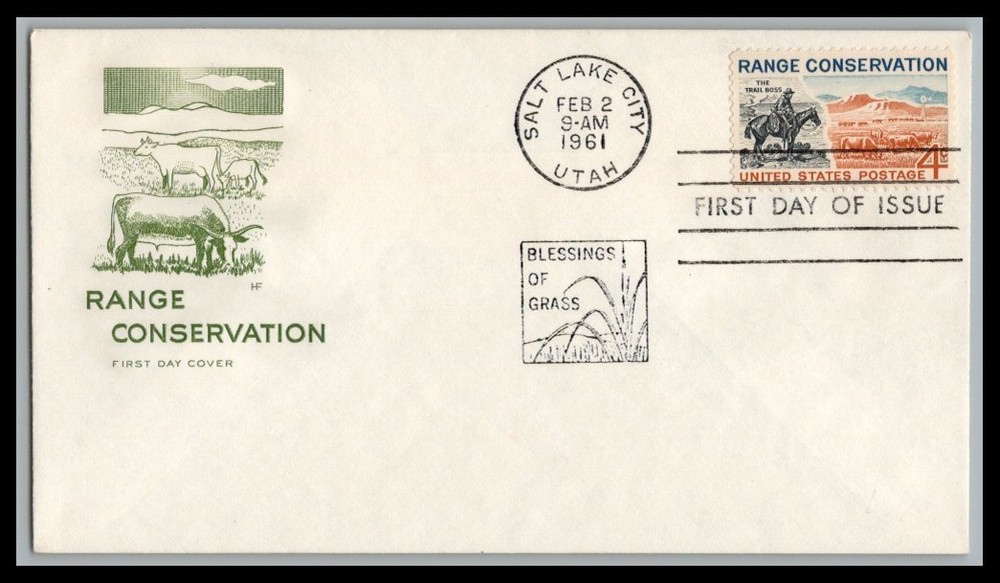 US FDC # 1176 4c Range Conservation HF   1961, 9p1678